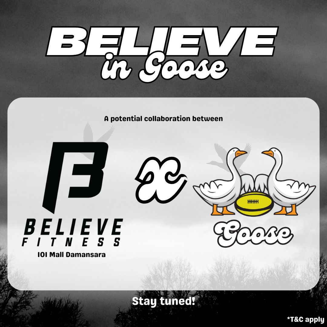 🏋️‍♂️ Believe in Goose 🏉