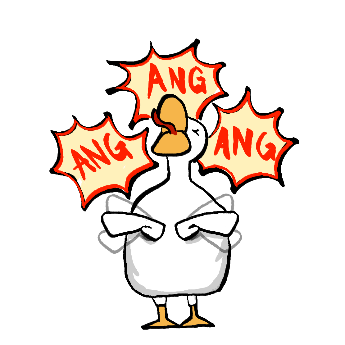 Cartoon Goose