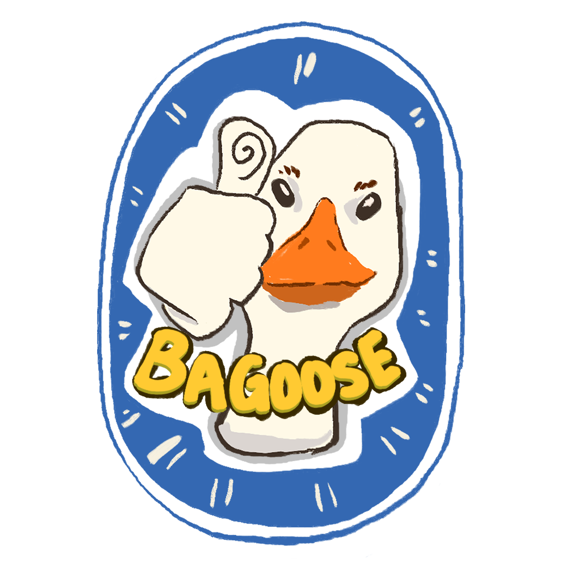 Cartoon Goose