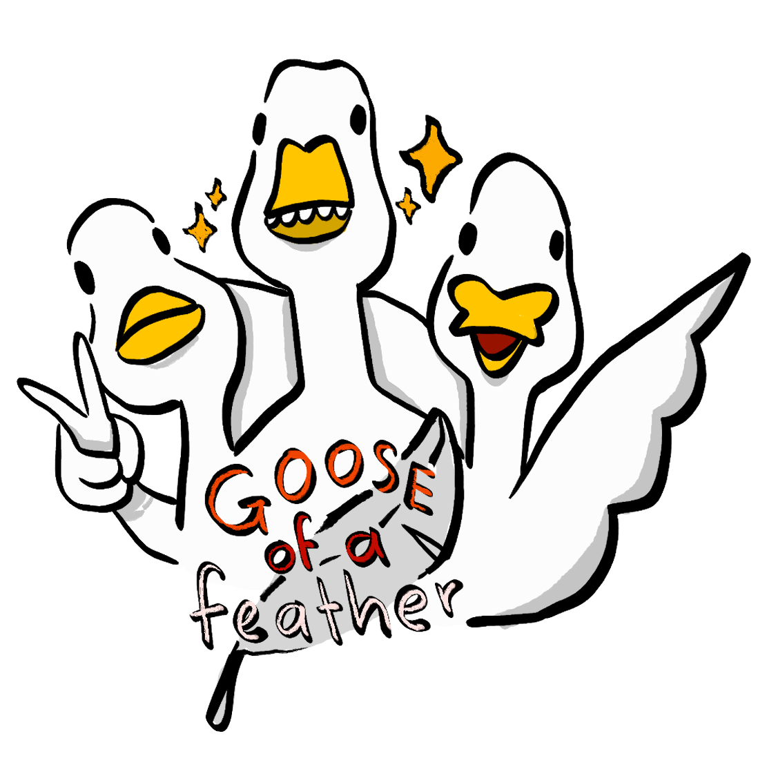 Cartoon Goose