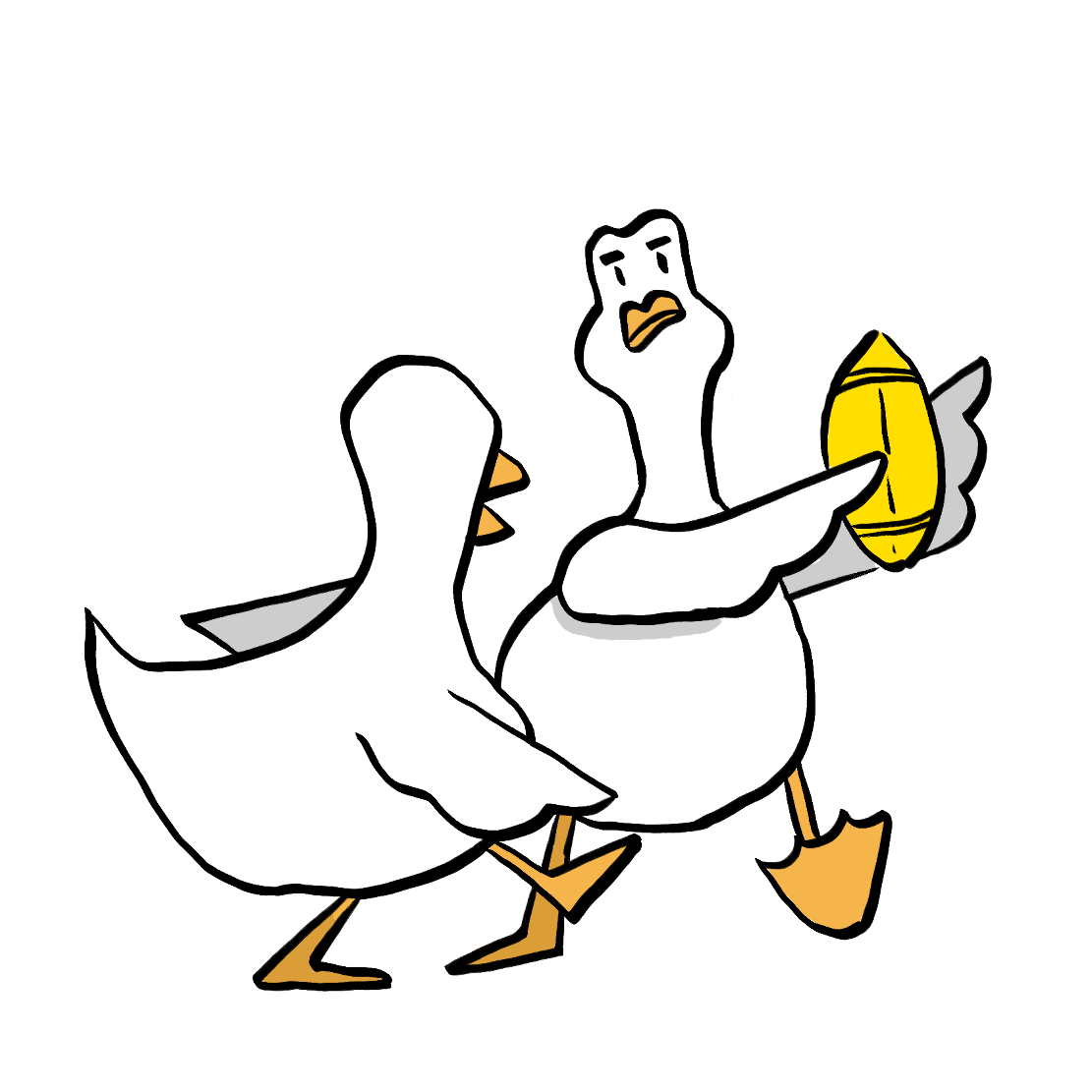 Cartoon Goose